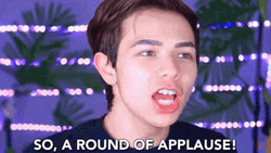 So Round Of Applause Streamer GIF