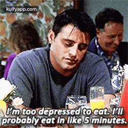 So Sad Joey Tribbiani GIF