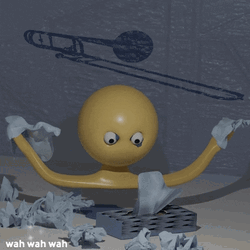 So Sad Moon Sticker GIF