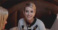 So Sorry Awkward Emma Roberts GIF