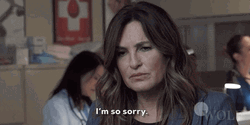 So Sorry Mariska Hargitay Law And Order GIF