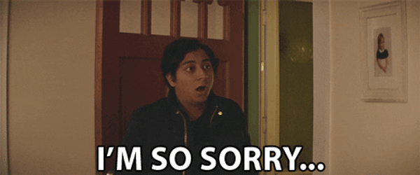 So Sorry Tony Revolori Walking Out GIF