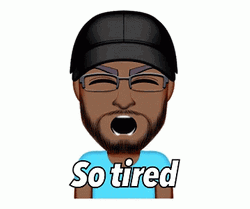 So Tired Avatar Guy GIF