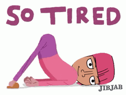 So Tired Funny Animated Lazy Crawling GIF
