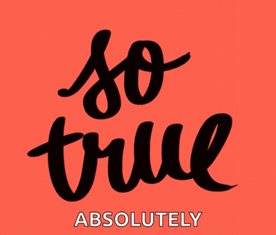 So True Absolutely Text GIF