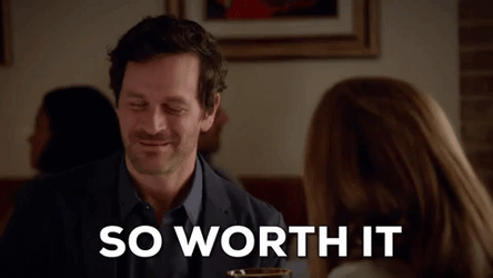 So Worth It Guy Smiling To A Lady GIF