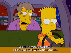 So You're Telling Me There's A Chance Simpsons GIF