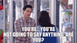 So You're Telling Me There's A Chance Speaking GIF