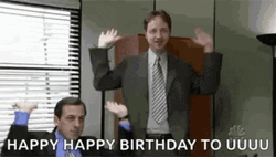Soalabs Happy Birthday Office GIF