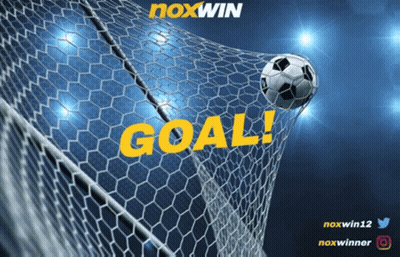 Soccer Ball In Net With Goal Text GIF