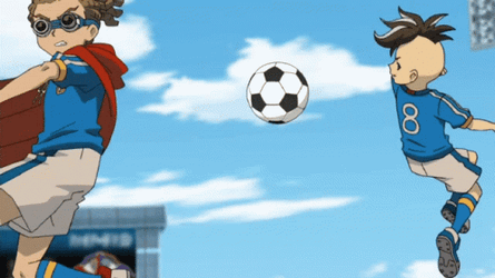 Soccer Ball Intense Battle GIF