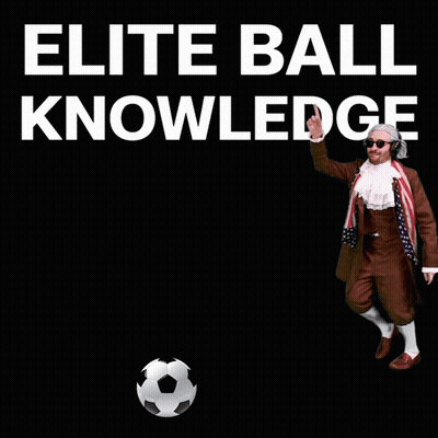Soccer Ball On Black With Elite Ball Knowledge GIF