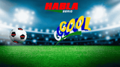 Soccer Ball On Field Saying Cool GIF