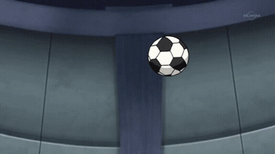 Soccer Ball On Head Of Cartoon Character In Yellow Shirt Number 7 GIF