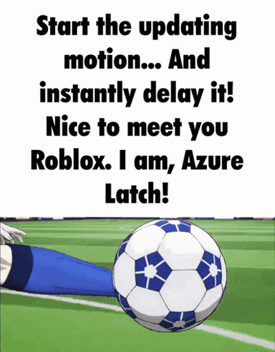 Soccer Ball Start The Updating Motion And Instantly Delay It GIF