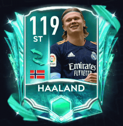 Soccer Card Haaland 119 St GIF
