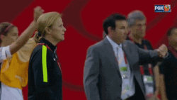 Soccer Coach Rejoicing  GIF