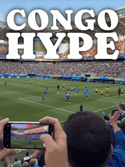 Soccer Field With Congo Hype GIF