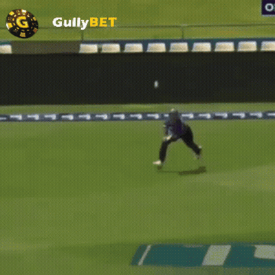 Soccer Field With Gullybet Logo GIF