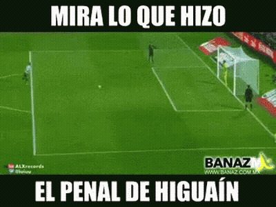 Soccer Field With Mira Lo Que Hizo El Penal De Higuain GIF