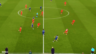 Soccer Field With Qatar Airways Ad GIF