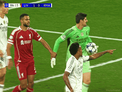 Soccer Game 1-0 Score GIF