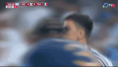 Soccer Game Argentina Vs France GIF