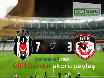 Soccer Game Between BJK 1903 And GFK GIF