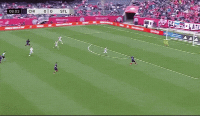 Soccer Game Between Chi And STL GIF
