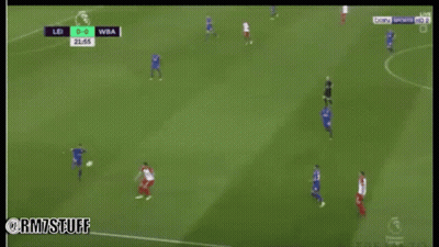 Soccer Game Between Lei And WBA At 21:56 GIF