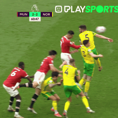 Soccer Game Between Mun And Nor GIF