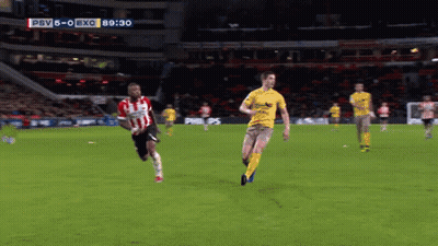 Soccer Game Between PSV And EXO GIF