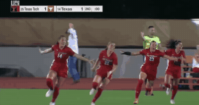 Soccer Game Between Texas Tech And Texas GIF