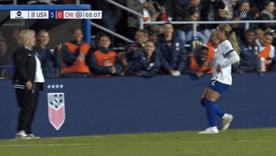 Soccer Game Between USA And Chi GIF