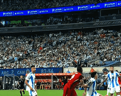 Soccer Game Crowd Sponsored By LATAM GIF