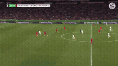 Soccer Game FC Bayern Vs Bayer 04 Score 0-0 GIF
