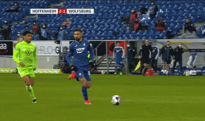 Soccer Game Hoffenheim Vs Wolfsburg Score 2-1 GIF