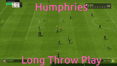 Soccer Game Humphries Long Throw Play GIF