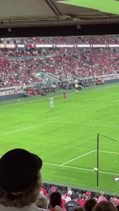 Soccer Game In A Stadium GIF