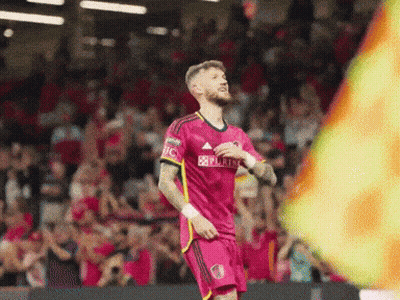 Soccer Game In A Stadium GIF