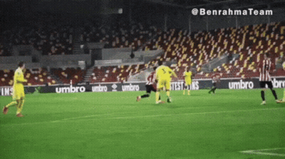 Soccer Game In Empty Stadium GIF