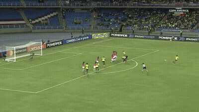 Soccer Game In Empty Stadium GIF