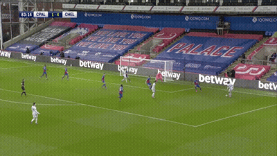 Soccer Game In Empty Stadium Palace Banner GIF