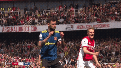 Soccer Game In Front Of Arsenaldirect Banner GIF