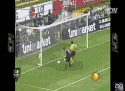 Soccer Game In Front Of Banner GIF