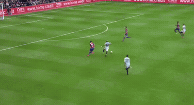 Soccer Game In Front Of Banner GIF