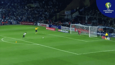 Soccer Game In Front Of Canon Banner GIF