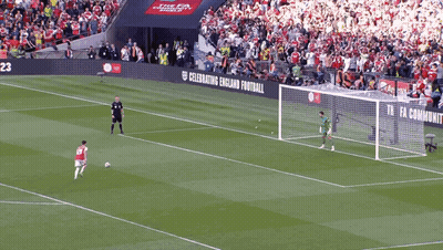 Soccer Game In Front Of Celebrating England Football Sign GIF