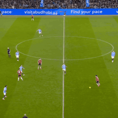 Soccer Game In Front Of Crowd Score 1-1 GIF