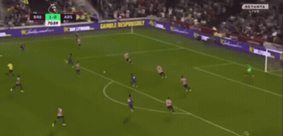 Soccer Game In Front Of Hollywood Advertisement GIF